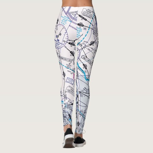 Luchtvaartschema Leggings (Achterkant)
