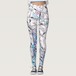 Luchtvaartschema Leggings