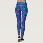 Luchtvaartschema Leggings (Achterkant)