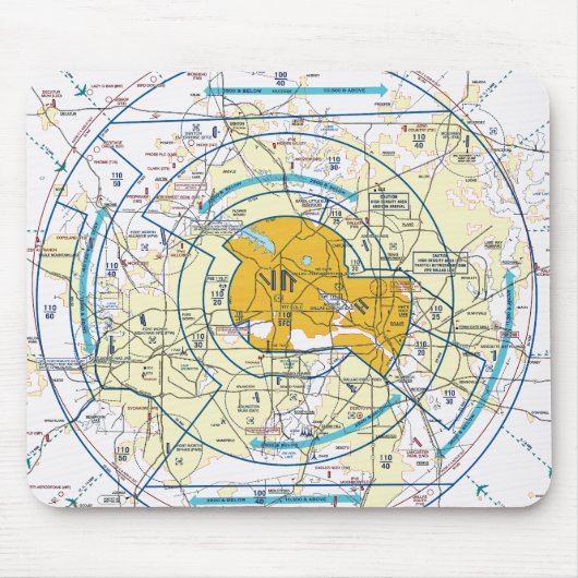 Luchtvaartschema Muismat (Voorkant)