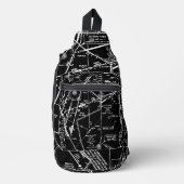 Luchtvaartschema Sling Bag (Voorkant)