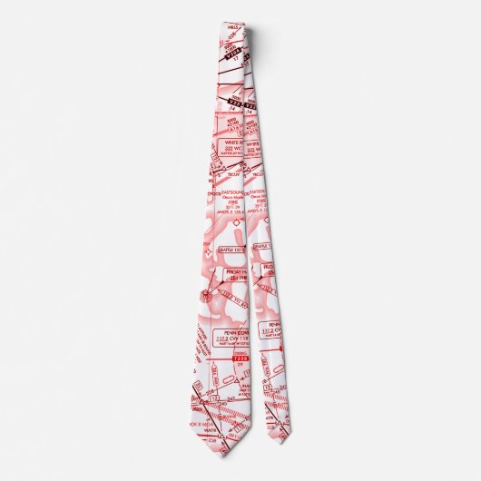 Luchtvaartschema Stropdas (Voorkant)