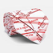 Luchtvaartschema Stropdas (Opgerold)