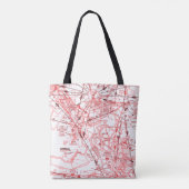 Luchtvaartschema Tote Bag (Achterkant)