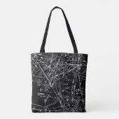 Luchtvaartschema Tote Bag (Achterkant)