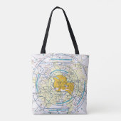 Luchtvaartschema Tote Bag (Achterkant)