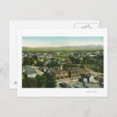 Luchtvaartstation en Uitzicht van de stad Briefkaart (Voorkant / Achterkant)