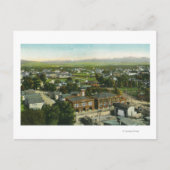 Luchtvaartstation en Uitzicht van de stad Briefkaart (Voorkant)