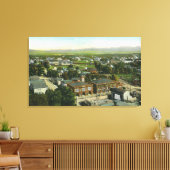 Luchtvaartstation en Uitzicht van de stad Canvas Afdruk (Insitu (Woonkamer))