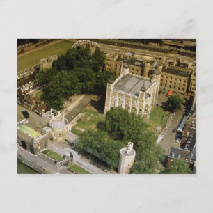 Luchtvaartstation uitzicht of the Tower of London, Briefkaart