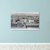 Luchtvaartstation van de stad # 2Oakland, CA Canvas Afdruk (Insitu (Houten vloer))