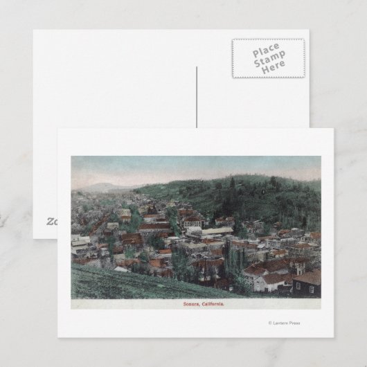 Luchtvaartstation van de stad # 2Sonora, CA Briefkaart (Voorkant / Achterkant)