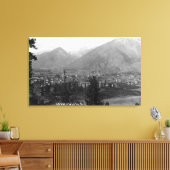 Luchtvaartstation van de stad 5 canvas afdruk (Insitu (Woonkamer))