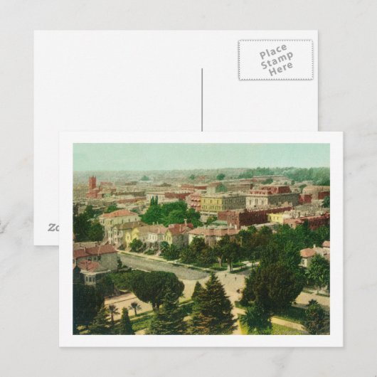 Luchtvaartstation van de stad briefkaart (Voorkant / Achterkant)