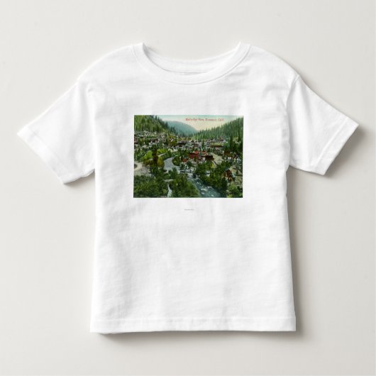 Luchtvaartstation van de stad Dunsmuir, CA Kinder Shirts (Voorkant)