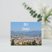 Luchtvaartstation van de stad Nice in Frankrijk Briefkaart (Staand voorkant)