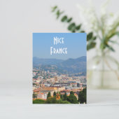 Luchtvaartstation van de stad Nice in Frankrijk Briefkaart (Staand voorkant)