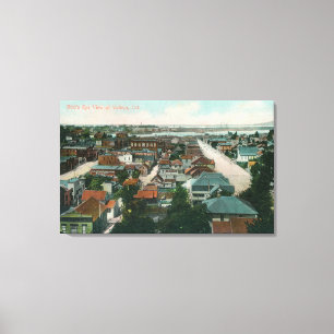 Luchtvaartstation van de stad Vallejo, CA Canvas Afdruk