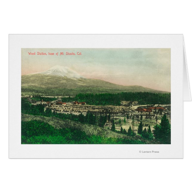 Luchtvaartstation van het station van Weed te Mt.  (Voorkant Horizontaal)