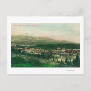 Luchtvaartstation van het station van Weed te Mt. Briefkaart