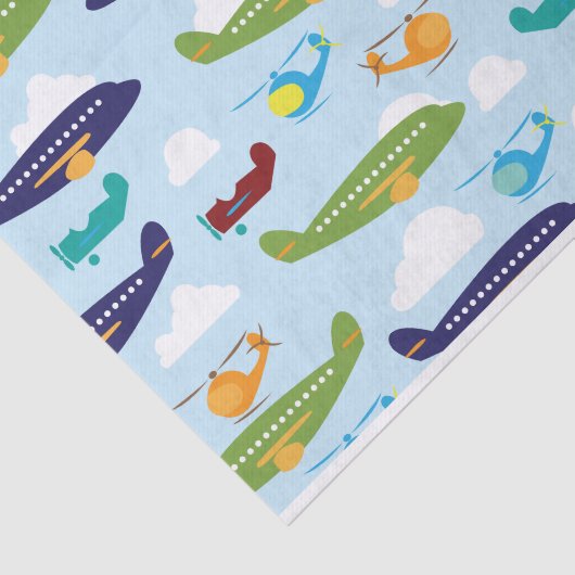 Luchtvaartthema Tissuepapier (Detail)