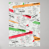 Luchtvaarttickets Poster (Voorkant)