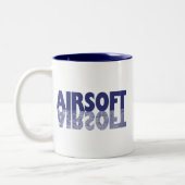 LUCHTVAARTUIG TWEEKLEURIGE KOFFIEMOK (Links)