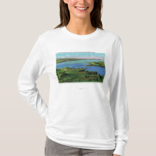 Luchtvaartuig Uitzicht van New Bridge met NY en VT T-shirt