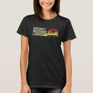 Luchtvaartuigmonteur   Vliegtuig Luchtvaart T-shirt