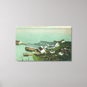 LuchtvaartUitzicht van A. P.A. Kankerbenodigdheden Canvas Afdruk