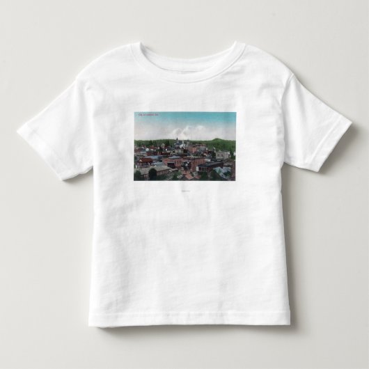 LuchtvaartUitzicht van City # 2Jackson, CA Kinder Shirts (Voorkant)