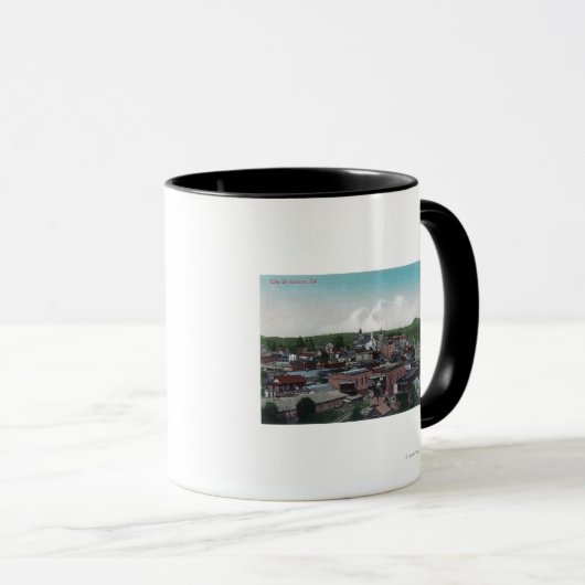 LuchtvaartUitzicht van City # 2Jackson, CA Mok (Voorkant rechts)