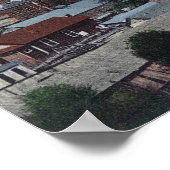 LuchtvaartUitzicht van City # 2Jackson, CA Poster (Hoek)