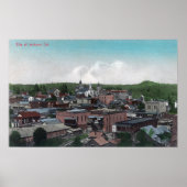 LuchtvaartUitzicht van City # 2Jackson, CA Poster (Voorkant)