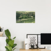 LuchtvaartUitzicht van CitySutter Creek, CA Poster (Thuiskantoor)