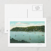 LuchtvaartUitzicht van de Bay Belvedere, CA Briefkaart (Voorkant / Achterkant)