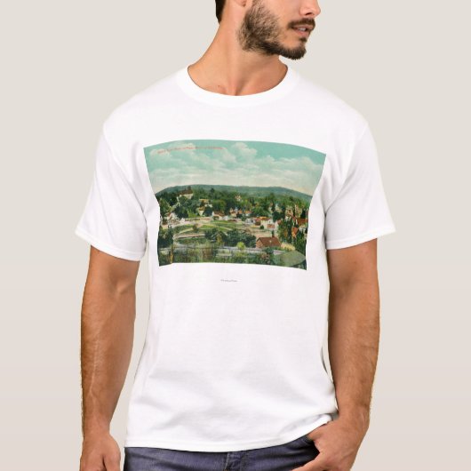 LuchtvaartUitzicht van de CityPaso Robles, CA T-shirt (Voorkant)