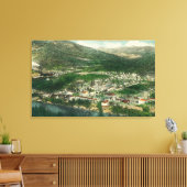 LuchtvaartUitzicht van de stad Kennett, CA Canvas Afdruk (Insitu (Woonkamer))