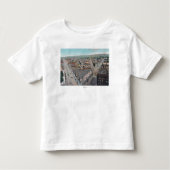 LuchtvaartUitzicht van de stad Oakland, CA Kinder Shirts (Voorkant)