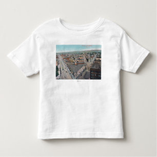 LuchtvaartUitzicht van de stad Oakland, CA Kinder Shirts