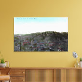 LuchtvaartUitzicht van de stad Sonora, CA Canvas Afdruk (Insitu (Woonkamer))