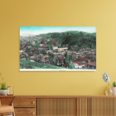 LuchtvaartUitzicht van de stad Sonora, CA Canvas Afdruk (Insitu (Woonkamer))