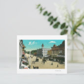 LuchtvaartUitzicht van I StreetModesto, CA Briefkaart (Staand voorkant)