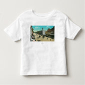 LuchtvaartUitzicht van I StreetModesto, CA Kinder Shirts (Voorkant)