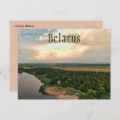 LuchtvaartUitzicht van Niaśviž Belarus Briefkaart (Voorkant / Achterkant)