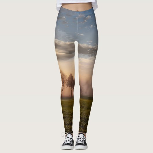 Luchtvaartveld Leggings (Voorkant)