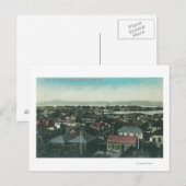 Luchtvaartverkeer Uitzicht van de stad en Mare Briefkaart (Voorkant / Achterkant)