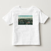 Luchtvaartverkeer Uitzicht van de stad en Mare Kinder Shirts (Voorkant)