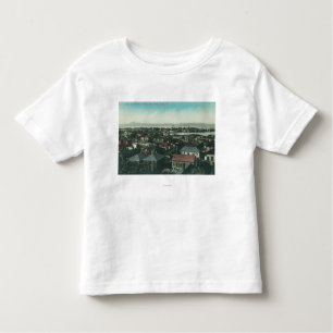 Luchtvaartverkeer Uitzicht van de stad en Mare Kinder Shirts