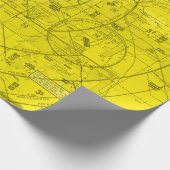 Luchtvaartverpakkingspapier Cadeaupapier (Hoek)